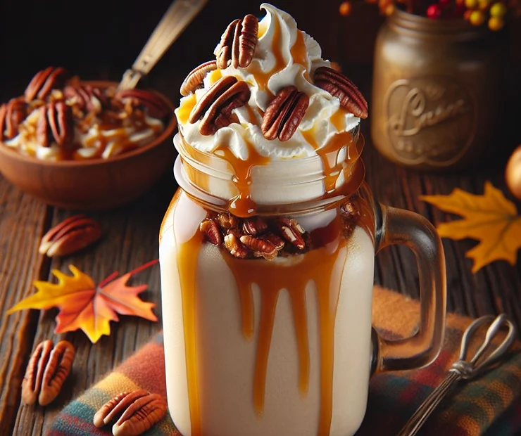 Boozy Bourbon Pecan Pie Milkshake