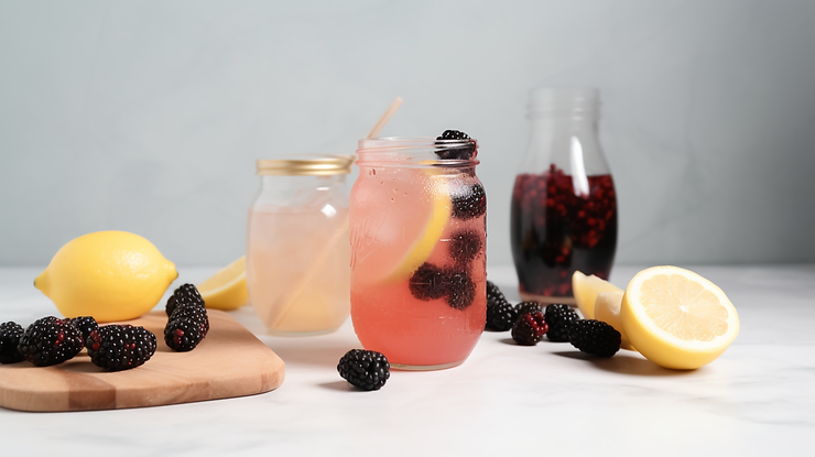Blackberry Bourbon Bliss Lemonade