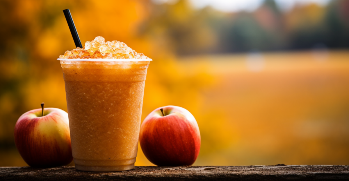 Bourbon Apple Cider Slush Cocktail