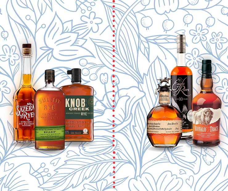 what's the difference between bourbon and rye?